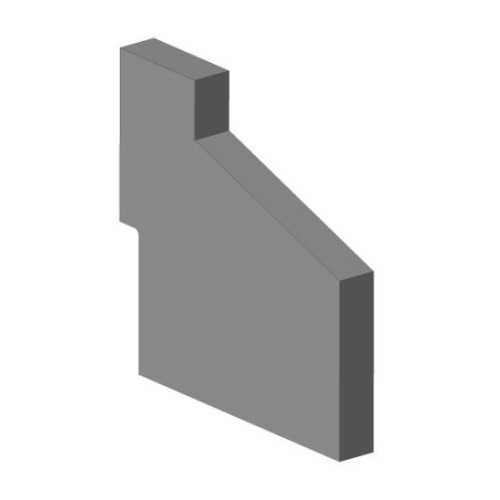 Šamotová deska boční, přední vrchní KV 025F P01